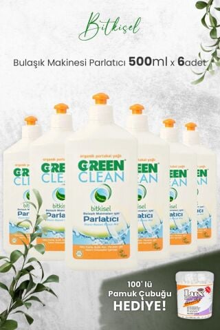 U Green Clean Bulaşık Makinesi Parlatıcı 500 ml x 6 Adet