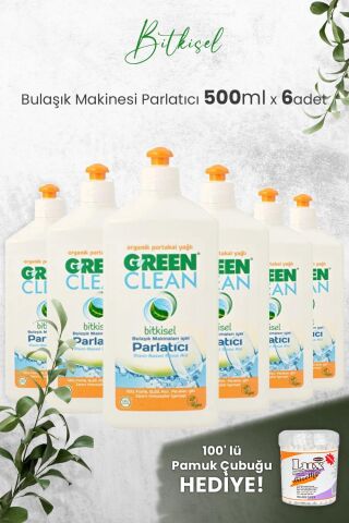U Green Clean Bulaşık Makinesi Parlatıcı 500 ml x 6 Adet