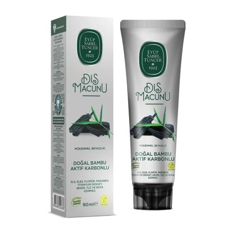 Eyüp Sabri Tuncer Doğal Bambu Aktif Karbonlu Diş Macunu 6 Adet 90ML