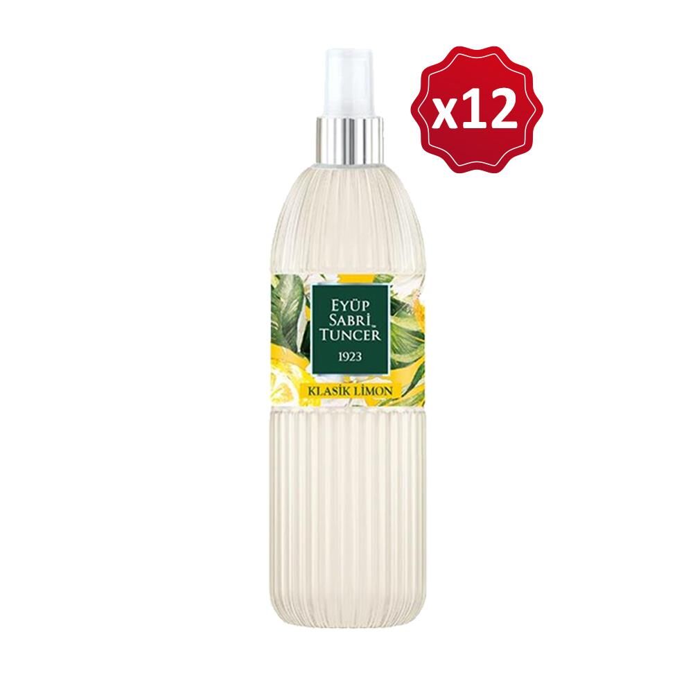 Eyüp Sabri Tuncer Klasik Limon Sprey Kolonya 150 ml x 12 Adet