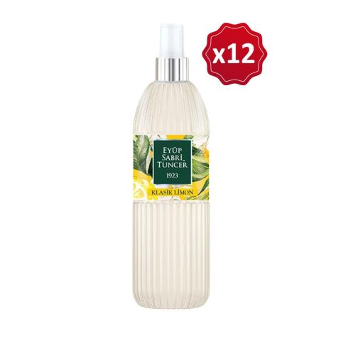 Eyüp Sabri Tuncer Klasik Limon Sprey Kolonya 150 ml x 12 Adet
