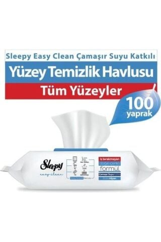 Sleepy Yüzey Temizlik Havlusu 100’li Çamaşır Suyu Katkılı