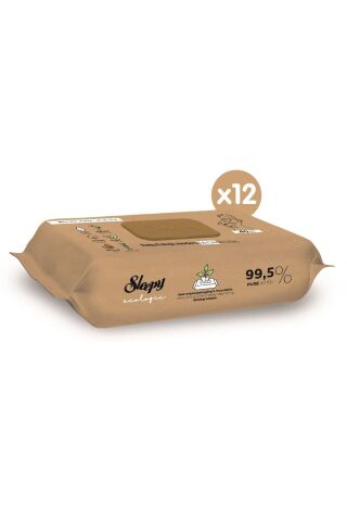 Sleepy Ecologic Yenidoğan Islak Bebek Bakım Havlusu 12x40 (480 Yaprak)