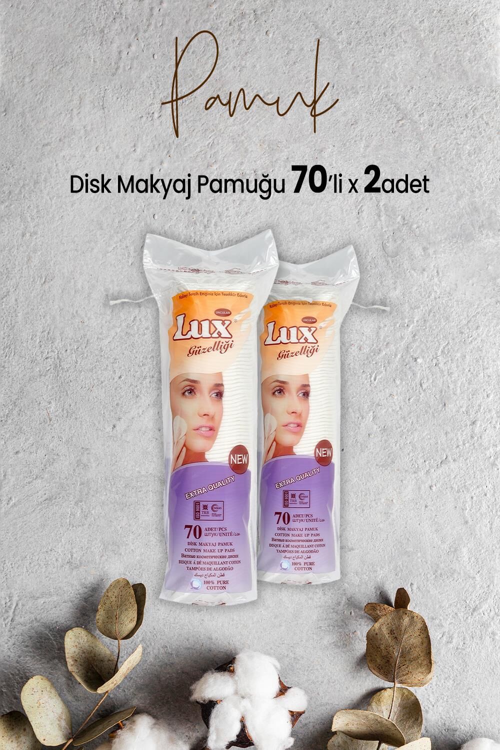 Lux Disk Makyaj Pamuğu 70'li x 2 Adet
