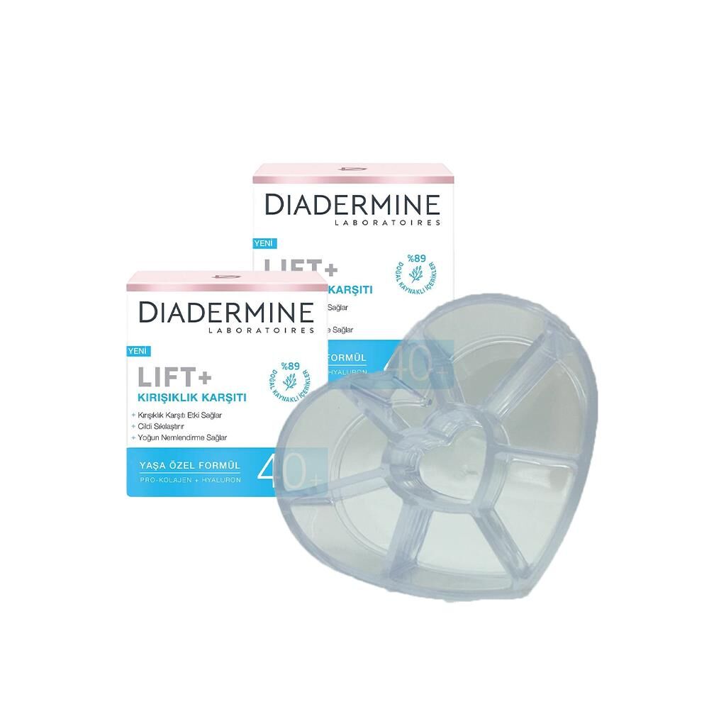 Diadermine Kırışıklık Karşıtı Krem Lift+ 40+ x 2 ve Diadermine Makyaj Düzenleyici Hediyeli