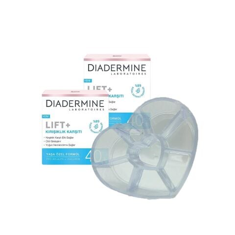 Diadermine Kırışıklık Karşıtı Krem Lift+ 40+ x 2 ve Diadermine Makyaj Düzenleyici Hediyeli