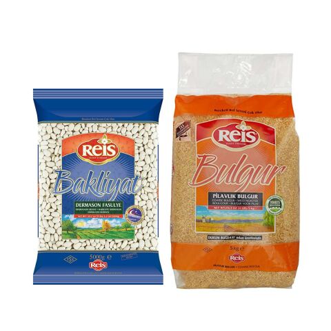 Reis Pilavlık Bulgur ve Dermason Fasulye 5 Kg