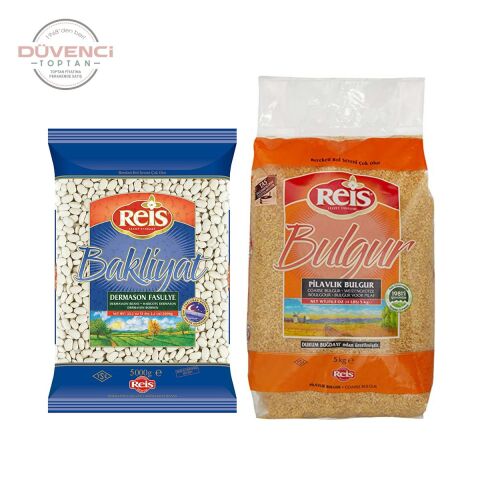 Reis Pilavlık Bulgur ve Dermason Fasulye 5 Kg
