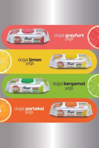 Sleepy Easy Clean Süper Yüzey Temizlik Mutfak Havlusu&mendili Karma Paket 4x50 (200 YAPRAK)