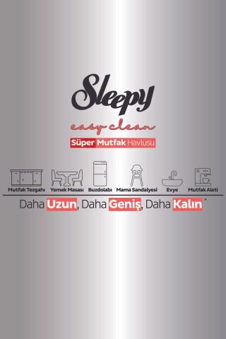Sleepy Easy Clean Süper Yüzey Temizlik Mutfak Havlusu&mendili Karma Paket 4x50 (200 YAPRAK)