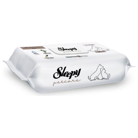 Sleepy Petcare Evcil Hayvan Islak Havlusu 60Lı X 24 Adet (1440 Yaprak)