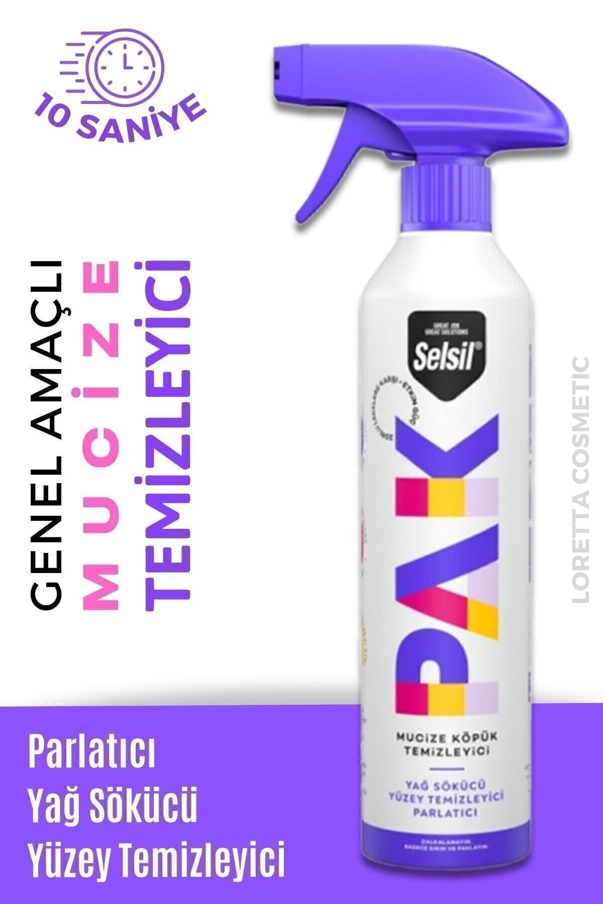 Pak 500 ml Mucize Köpük Temizleyici Sprey Yağ Sökücü Yüzey Temizleyici Parlatıcı