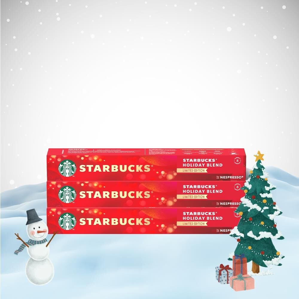 Starbucks Yılbaşı Paketi Holiday Blend Medium Roast (Kapsül Kahve) x 3
