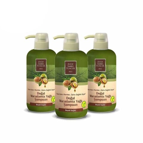 Düvenci Toptan Eyüp Sabri Tuncer Macadamia Yağlı Şampuan Seti 3' lü Paket