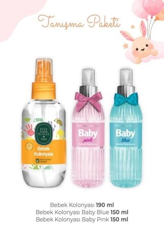 Eyüp Sabri Tuncer Bebek Kolonyası 3'lü Set