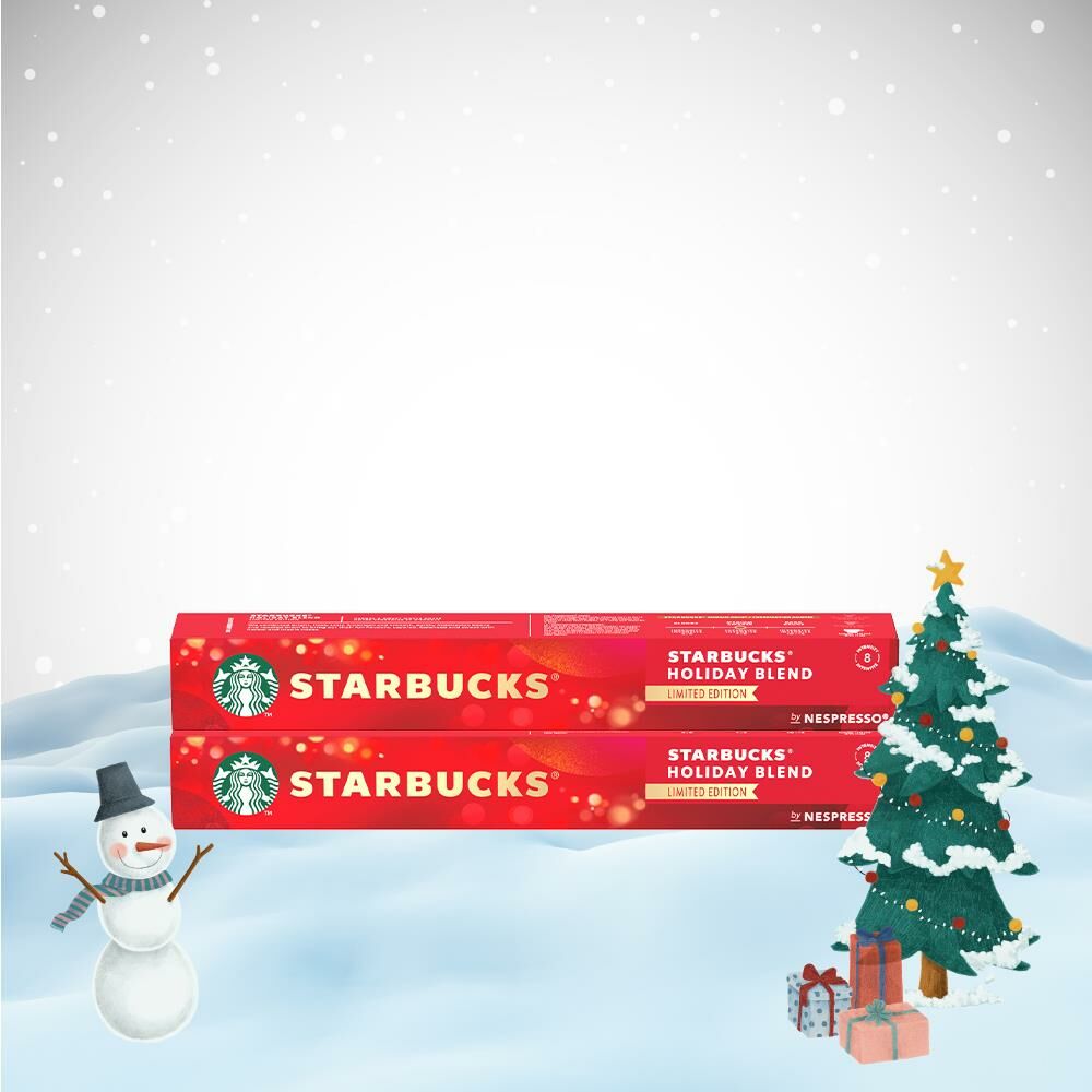 Starbucks Yılbaşı Paketi Holiday Blend Medium Roast (Kapsül Kahve) x 2