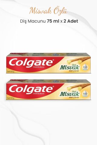 Colgate Misvak Özlü Diş Macunu 75 ml x 2 Adet