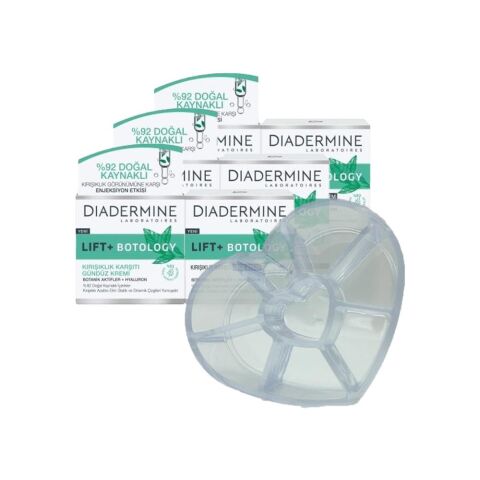 Diadermine Lift+ Botology Gündüz Kremi 50 ml + Gece Kremi 50 ml  x 3 ve Diadermine Makyaj Düzenleyici Hediyeli