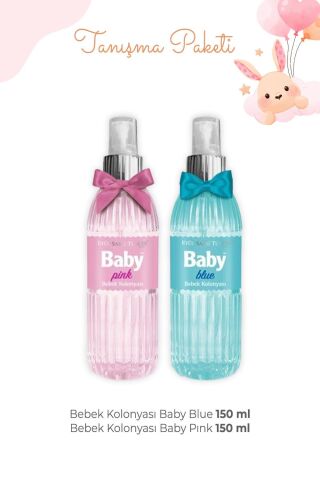 Eyüp Sabri Tuncer Bebek Kolonyası 2'li Set Pink ve Blue 150 ml