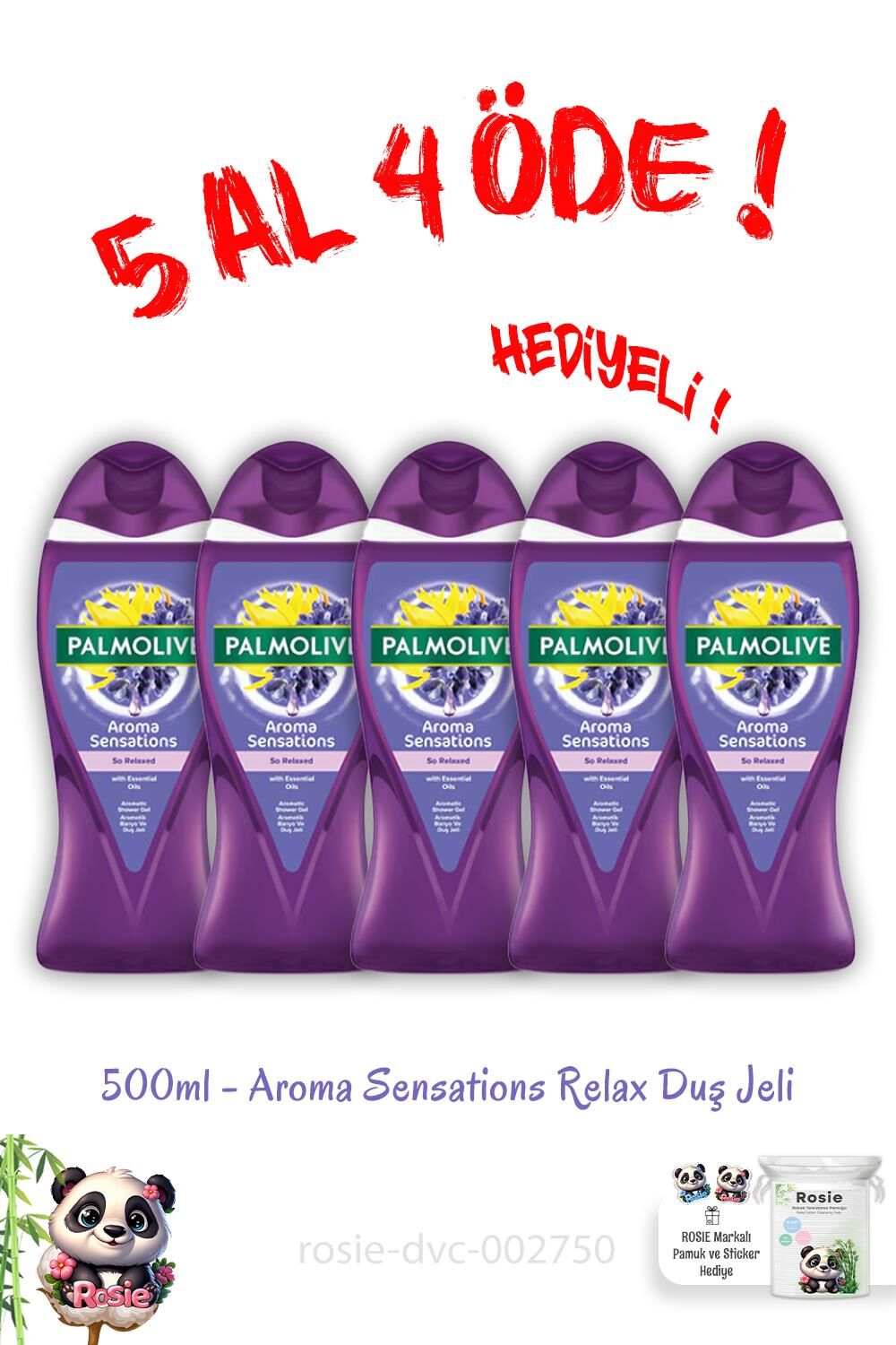 Aroma Sensations Relax Duş Jeli 500 Ml 5 Al 4 Öde