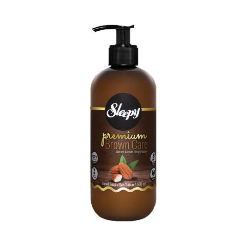 Sleepy Premium Brown Care Sıvı Sabun Badem 500 ml