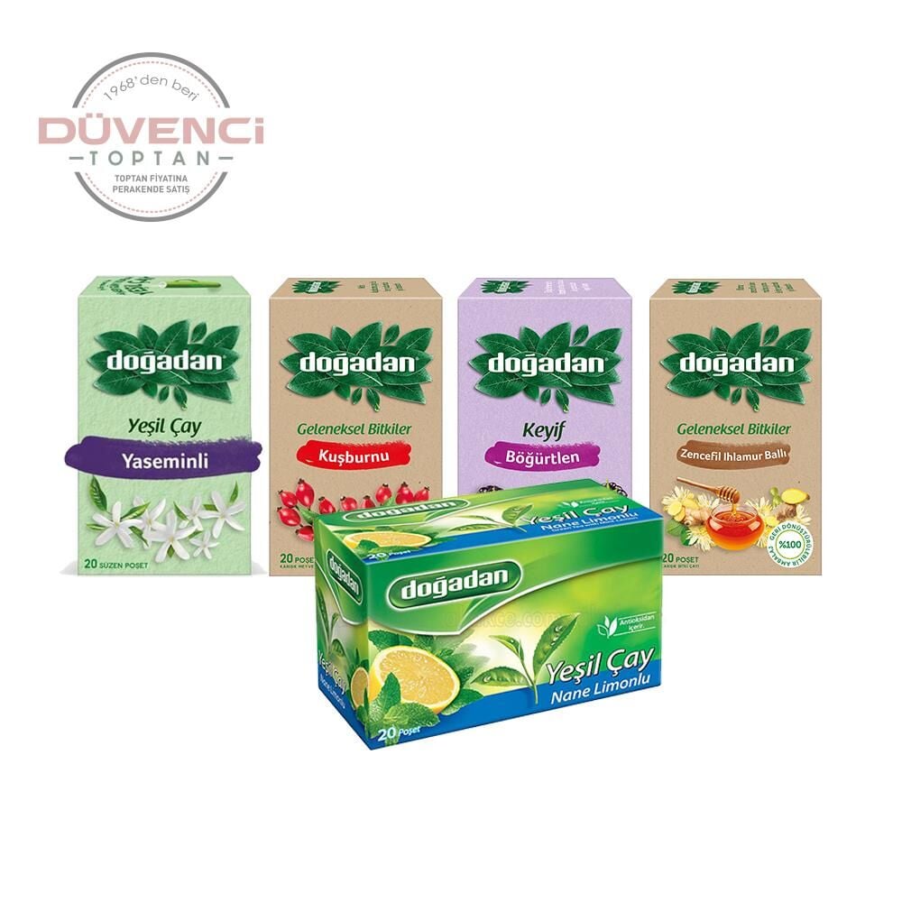 Doğadan Zencefil Ihlamur Ballı Çay 20'li