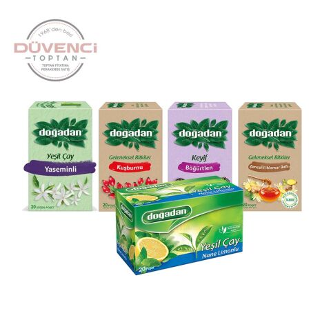 Doğadan Zencefil Ihlamur Ballı Çay 20'li