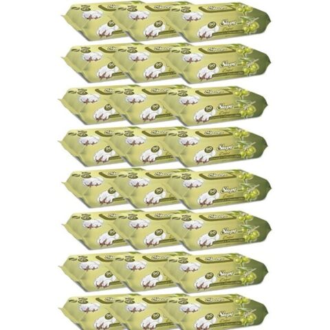 Sleepy Islak Mendil Zeytinyağlı 90 'lı x 24 (2160 Adet)