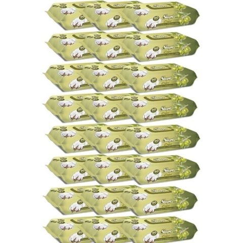 Sleepy Islak Mendil Zeytinyağlı 90 'lı x 24 (2160 Adet)