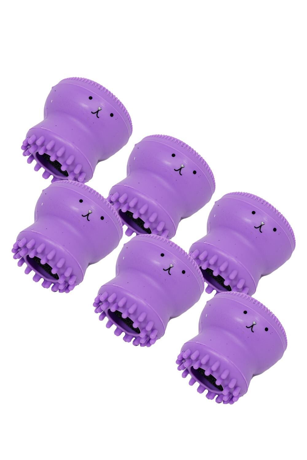 Tarko Lionesse Ahtapot Yüz Temizleme Fırçası - Mor x 6 Adet