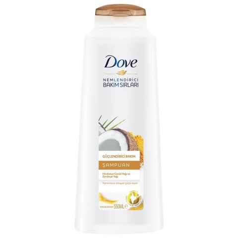 Dove Hindistan Cevizi Ve Zerdeçal Yağı Şampuanı 550 ML