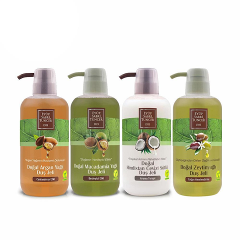 Düvenci Toptan Eyüp Sabri Tuncer Duş Jeli Seti 4' lü Paket Model 118
