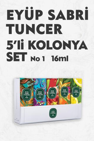 Eyüp Sabri Tuncer 5'li Kolonya Set No 1