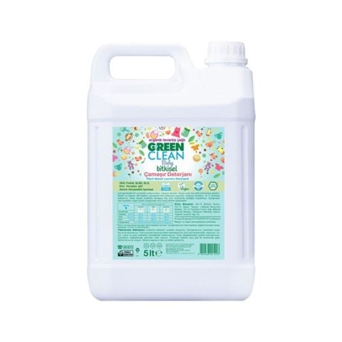 U Green Clean Baby Organik Lavanta Yağlı Bitkisel Çamaşır Deterjanı 5000 ml