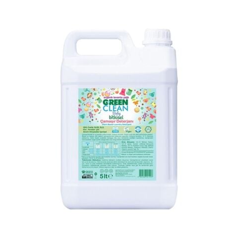 U Green Clean Baby Organik Lavanta Yağlı Bitkisel Çamaşır Deterjanı 5000 ml