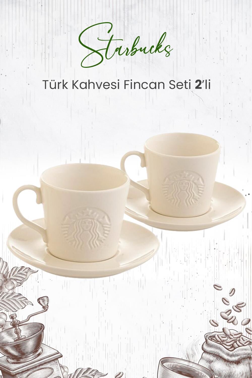 Starbucks® Türk Kahvesi Fincan Seti 2'li
