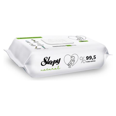 Sleepy Islak Havlu Mendil 90 Yaprak Natural Yenidoğan 4 Lü 360 Yaprak