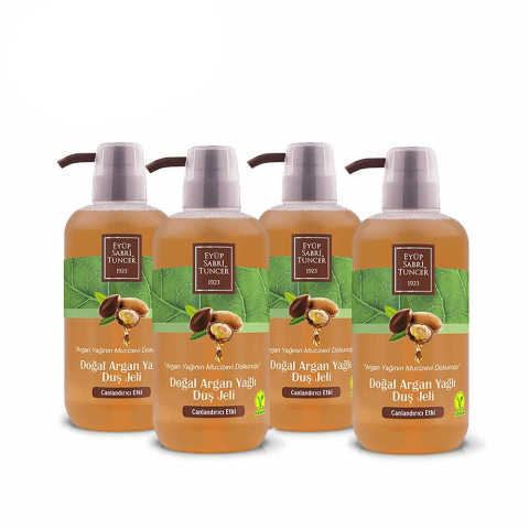 Düvenci Toptan Eyüp Sabri Tuncer Argan Yağlı Duş Jeli Seti 4' lü Paket