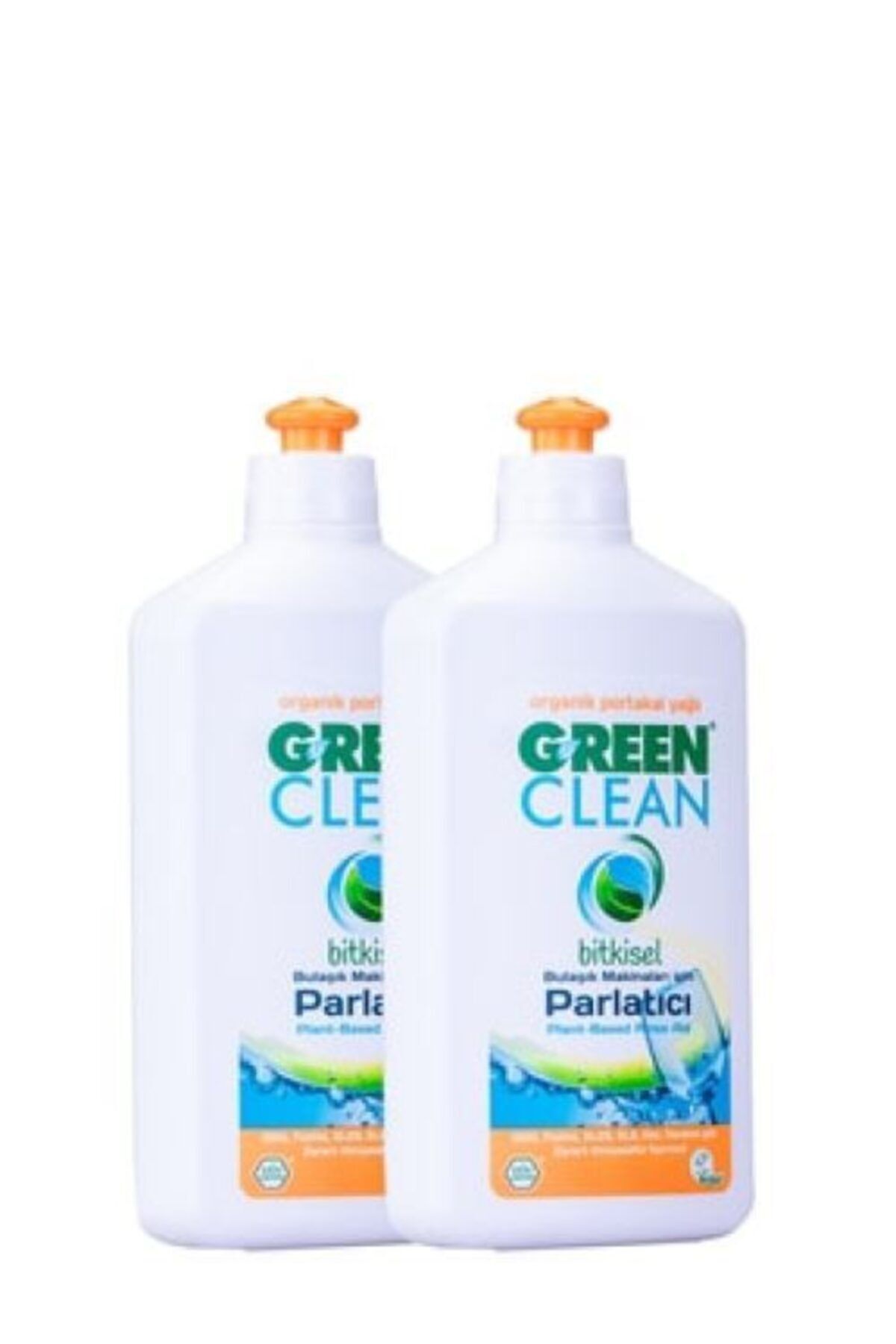 Organik Portakal Yağlı Bulaşık Makinesi Parlatıcı 500 Ml 2'li Set