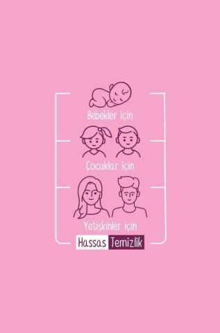 Sleepy Floral Kişisel Bakım Havlusu 11 Paket, 25'li ve ROSIE Koku