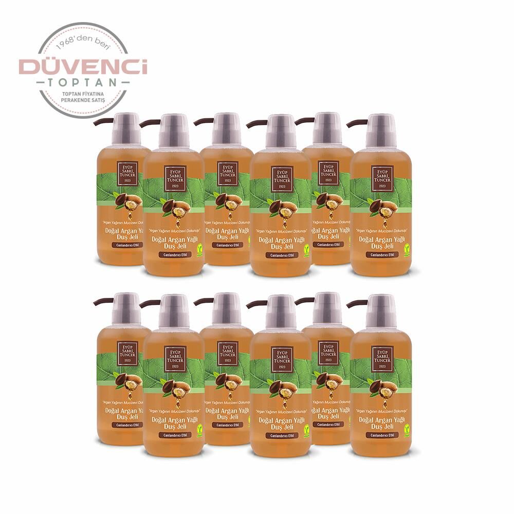 Düvenci Toptan Eyüp Sabri Tuncer Argan Yağlı Duş Jeli Seti 12' li Paket