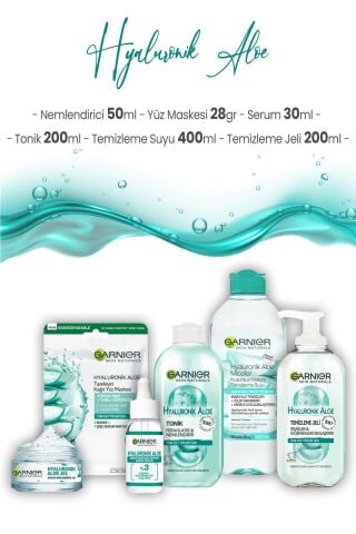 Garnier Hyaluronik Aloe Cilt Bakım Seti 3