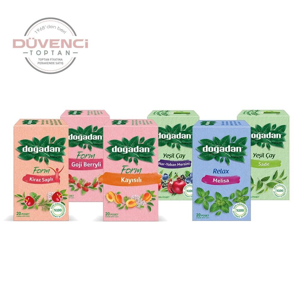 Doğadan Düvenci Toptan Bitki Çayları Paketi 6' lı Model 30