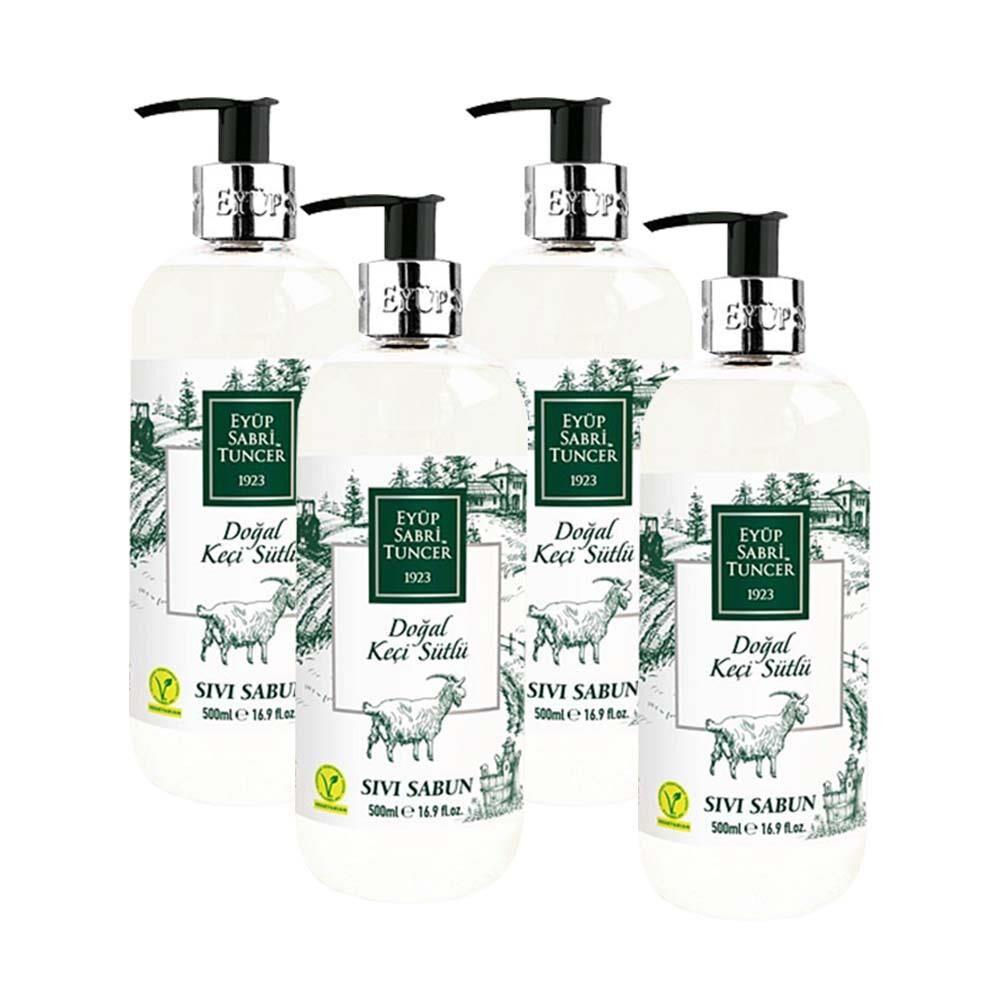 Eyüp Sabri Tuncer Keçi Sütlü Sıvı Sabun 500 ML x 4