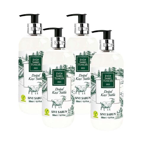 Eyüp Sabri Tuncer Keçi Sütlü Sıvı Sabun 500 ML x 4