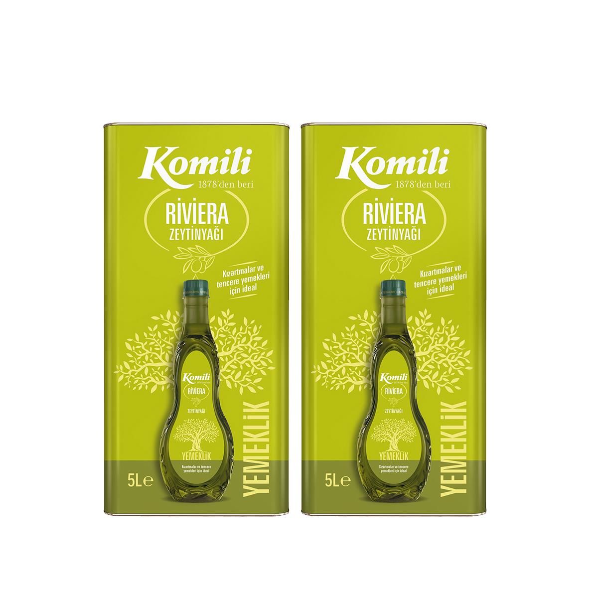Komili Riviera Zeytinyagi 5 LT x 2 Adet