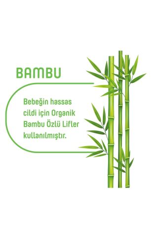 Pure Baby Organik Bambu Özlü Islak Havlu 10×90=900 Yaprak