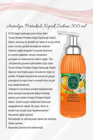 Sabun Paket 500 ML Bodrum Mandalinası, Okyanus, Çeşme Limonu, Antalya Portakalı, Amber ve Rosie
