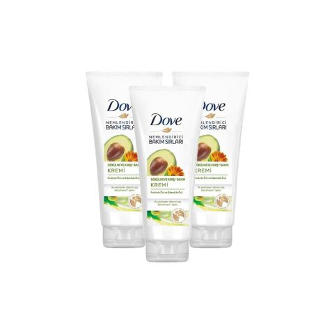 Dove Nemlendirici Bakım Sırları Dökülmeye Karşı Saç Bakım Kremi 170 ml x 3