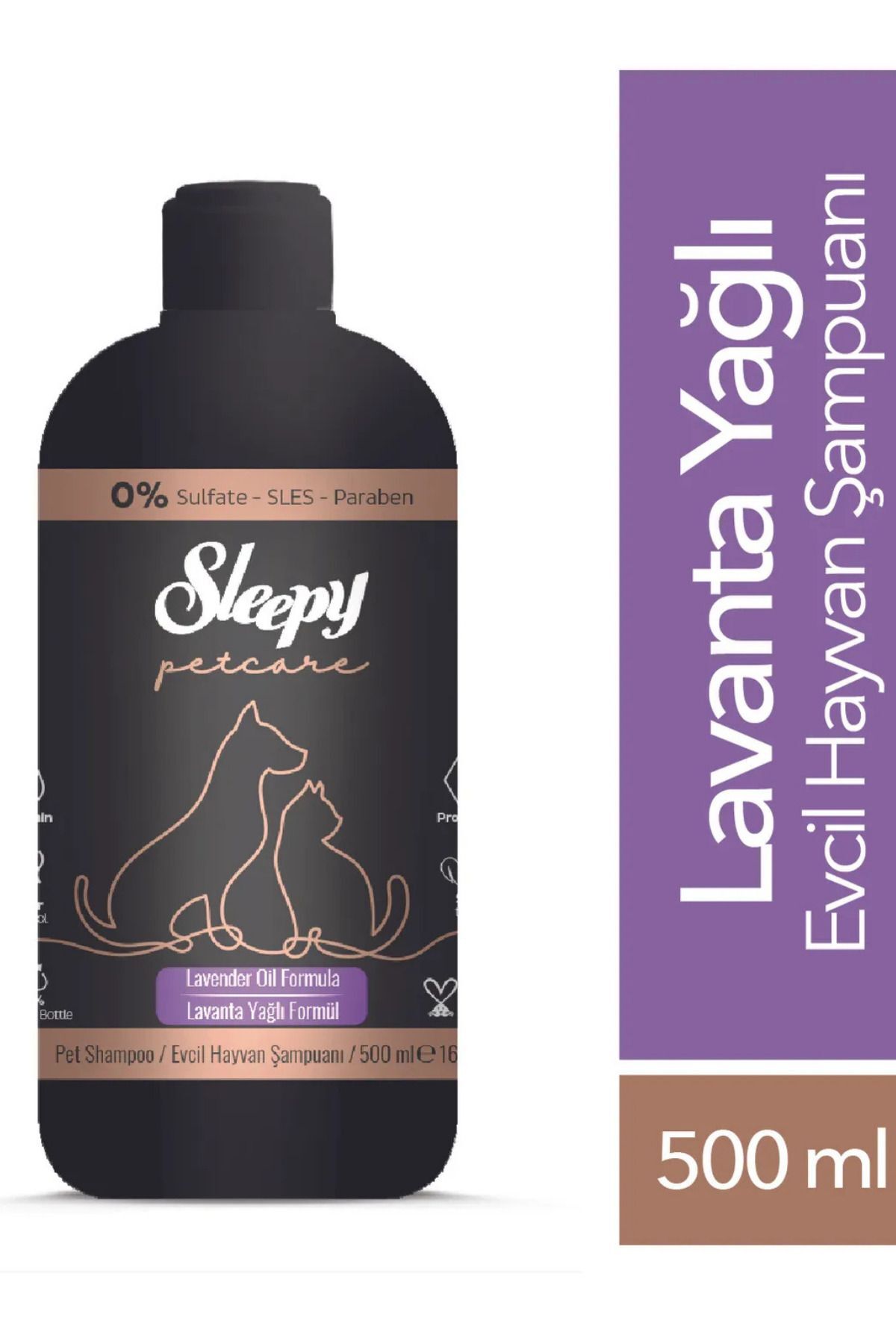 Sleepy Petcare Lavanta Yağlı Evcil Hayvan Arındırcı Şampuan 3x500 ml
